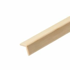 Castorama Baguette D'angle Rabotée Pin 27 X 27 Mm L.2,4 M