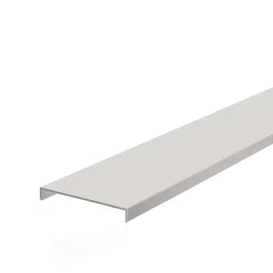Castorama Nez De Cloison Aluminium Blanc 10 X 74 Mm L.2,6 M