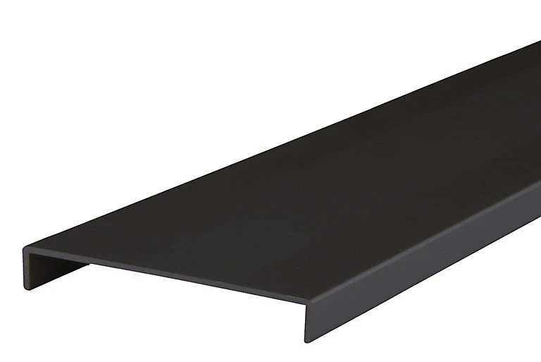 Castorama Nez De Cloison Aluminium Noir 10 X 78 Mm L.2,6 M