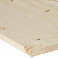 Castorama Tablette Bois Noueux Lamelle Collée 20 X 80 Cm, ép.1,8 Cm