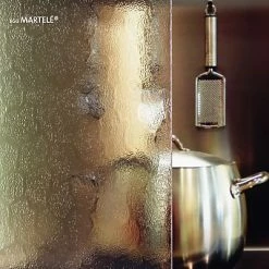 Castorama Verre Cathédrale Martelé Clair 4mm, Le M²